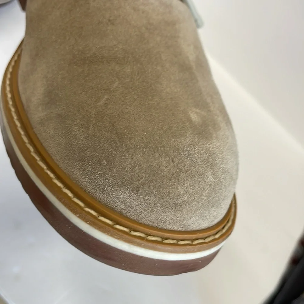 1901 Made In‎ Italy Beige Suede Lace Up Men’s Oxford’s Shoes size 43